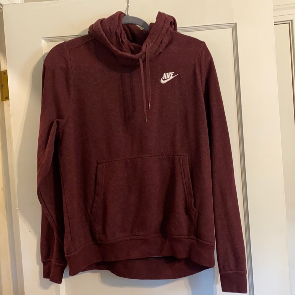 Nike women’s maroon hoodie, size medium